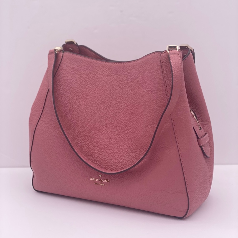 Kate Spade Leila Triple Compartment Should Bag Pomegranate